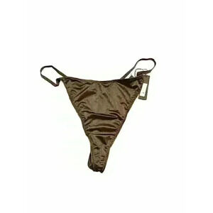 Skims Stretch Satin Dipped Thong Desert Clay NWT Plus Size 4X